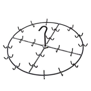 熏肉架子烟熏手工加厚架子旋转家用香肠支架圆形晾晒神器熏腊肉钩