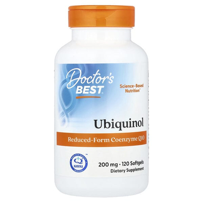 Doctor's best多特倍斯高吸收还原型辅酶q10泛醇心脏护心肌动力能