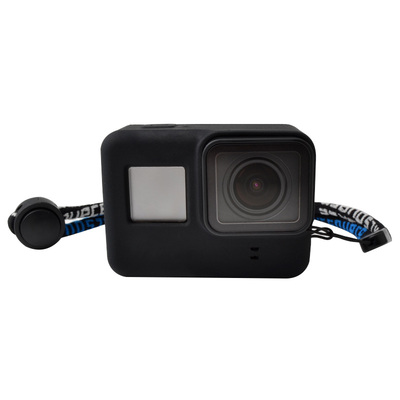 Goprohero7/6/5硅胶套镜头盖绳