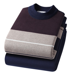 南极人男士保暖内衣男加绒加厚爸爸时尚可外穿中老年人防寒套装冬