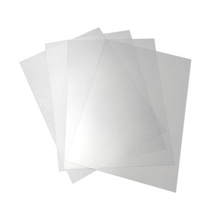 PVC透明单面磨砂薄板 粗砂细砂半透明PP塑料片塑料硬板加工0.16mm