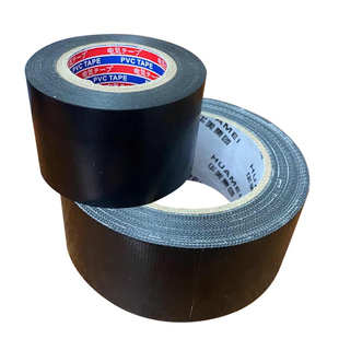 黑色电工胶带 华美布基保温阻燃防腐电气绝缘5cm胶布玻纤防火胶带