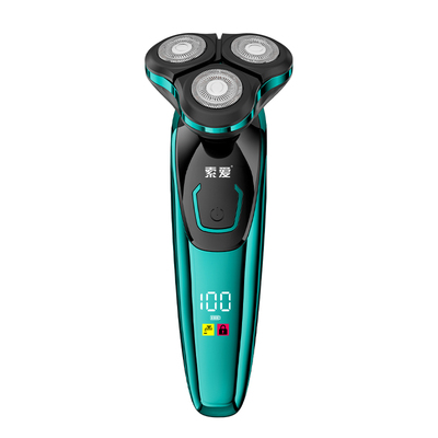 索爱S680电动剃须刀男士三刀头浮动剃须全身水洗刮胡刀送男友礼物