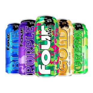 四洛克酒Four Loko预调鸡尾酒墨西哥进口微醺特调酒果味网红酒4瓶