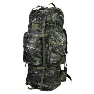 户外115L迷彩背囊携行包男女大容量野营战术徒步登山包双肩背包