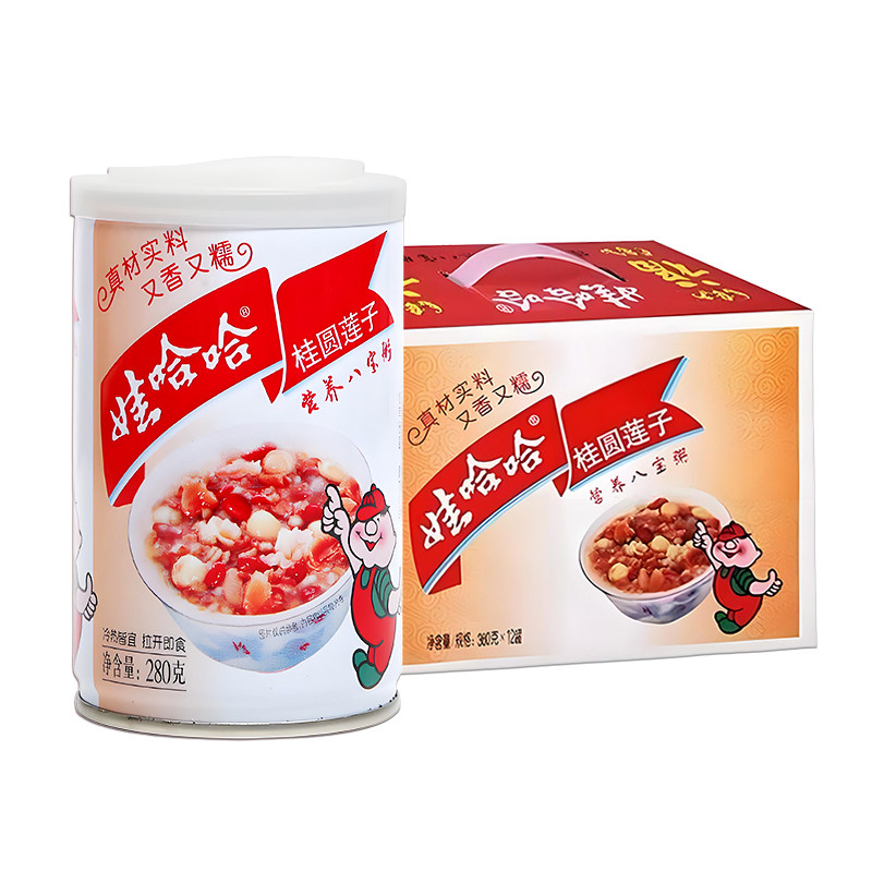 娃哈哈八宝粥桂圆莲子360g*12瓶