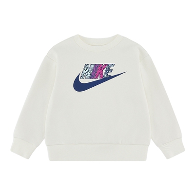 耐克小童针织柔软圆领卫衣女童活力风加绒休闲上衣IQ2912-047