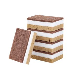 洗碗海绵块百洁布家用清洁厨房用品锅刷碗神器不易沾油洗碗布海绵