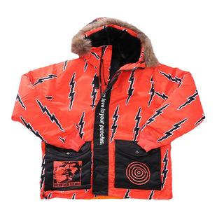 DEVIL NUT潮牌恶魔无性别情侣保暖大口袋保暖休闲羽绒服 AET