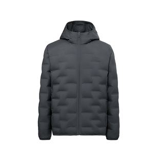 波司登2025新款连帽轻薄鹅绒羽绒服男无缝压胶短款外套B250131035