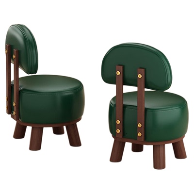 实木小凳子靠背椅【新中式复古】