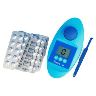 罗维邦游泳池总氯余氯测试仪氰尿酸水质检测器pH总碱度检测仪