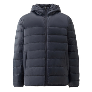 佐丹奴排骨羽绒服男装秋冬新款户外三防连帽轻暖羽绒外套01075710