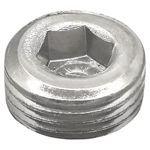 内六角外丝堵头NPT1/4堵丝管堵螺塞闷头1分2分3/4分1/8/1/4/3/8