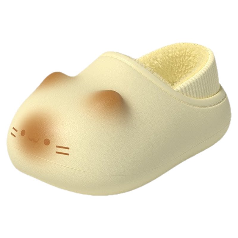 EVA小猫大童棉拖鞋女童防滑新款
