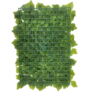 广州仿真绿植室内植物背景墙面装饰塑料假花叶子尤加利米兰假草坪