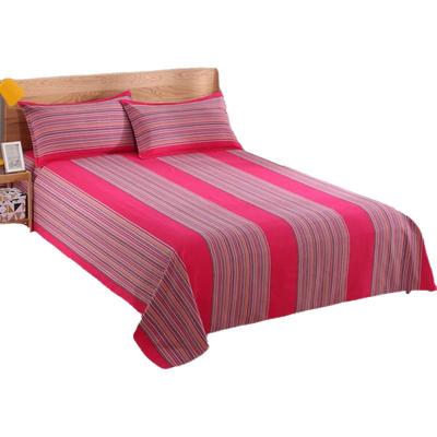 传统经典！加厚纯棉老粗布床单