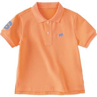 戴维贝拉儿童T恤男童夏装薄款polo衫女童短袖大童男孩打底衫上衣