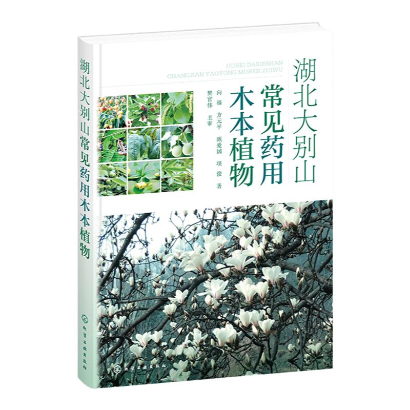 正版 湖北大别山常见药用木本植物 向福 木本植物 大别山药用木质藤本 中医药植物爱好者参考 高校中医药相关专业实习实践用书