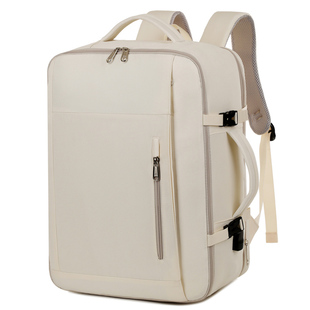 可扩容双肩包男士旅行背包大容量学生书包女出差电脑包旅游行李包