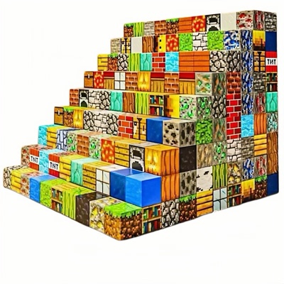 MC我的世界磁力方块磁吸铁石积木