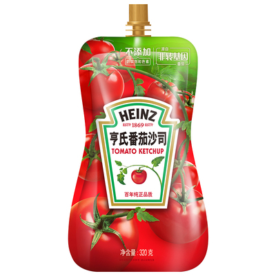 亨氏番茄酱320g方便挤压袋装