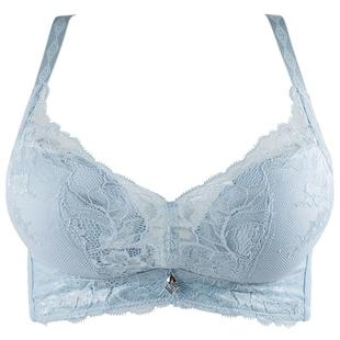 依之妮摩登内衣无钢圈中厚4排扣小胸显大乳胶调整型文胸M1317J8A2