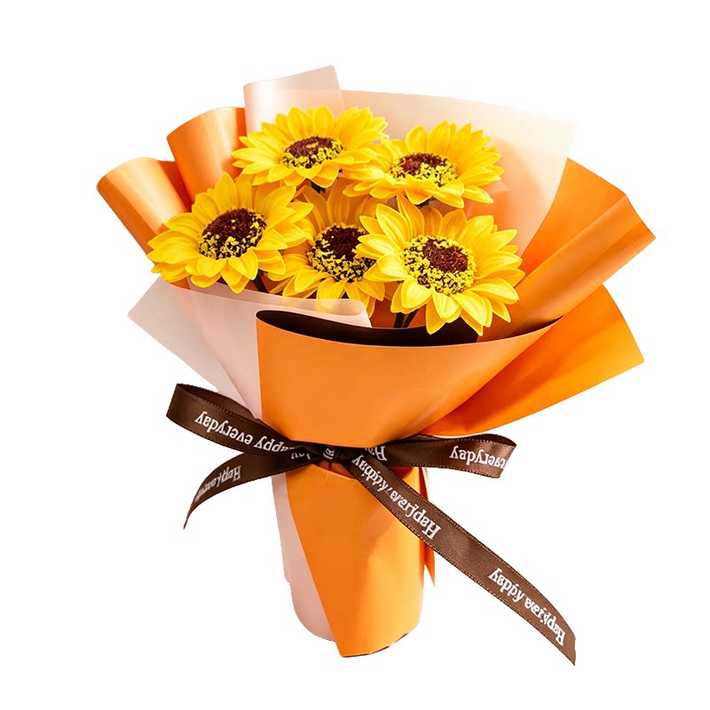 教师节礼物向日葵永生花束