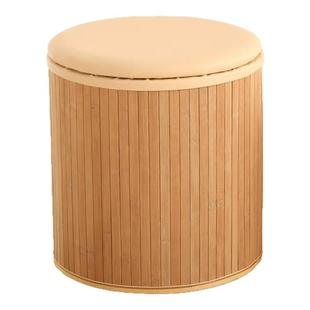 竹编储物凳收纳小凳子可坐换鞋凳门口可以当凳子坐的收纳箱小家用