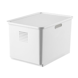 杂物桌面收纳筐塑料多功能家用零食玩具置物篮镂空小篓子带盖防尘