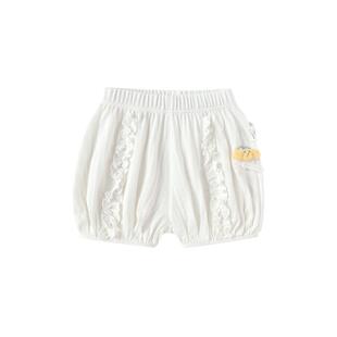巴拉巴拉童装宝宝裤子婴儿短裤儿童女童2026夏季薄款小童透气甜美