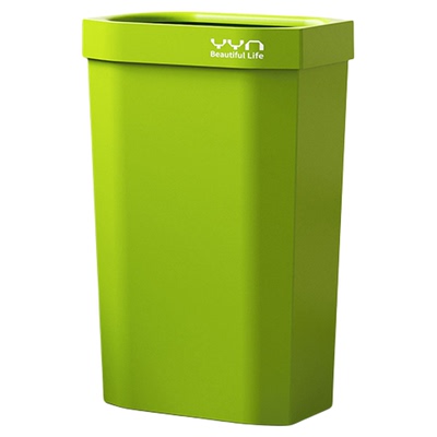 家用厨房垃圾桶长方形加高高桶扁无盖大号25大容量超大窄款夹缝桶