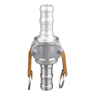 CE型阴阳端公母头铝合金快速接头油罐车卸油口变径接头软管扳把式