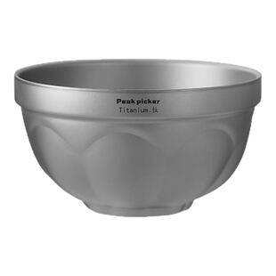 纯钛饭碗食品级家用双层隔热防烫儿童汤碗成人户外露营大容量钛碗