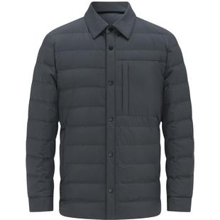 EMZ鄂尔多斯【白鹅绒】新款男士保暖商务休闲短款排骨羽绒服外套