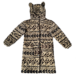 冬天防风加绒连帽中长款加厚棉服女宽松保暖棉衣外套大码通勤罩衣