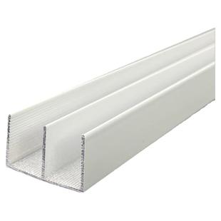 瓷砖橱柜白色铝合金卡槽双封边收口条E字砖夹灶台包边山字槽小山