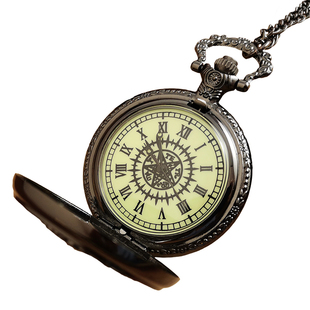 批发 黑执事cos夏尔怀表周边复古男款学生石英表电子二次元机械