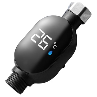 家用式花洒LED温度计水温器4分国标通用新款智能测温儿童洗澡淋浴