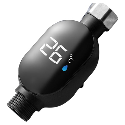 家用式花洒LED温度计水温器