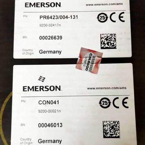 议价EMERSON  PR6423/004-131CON041 9200-02417N 9200-00021N前