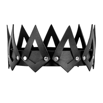 GOGO时尚皇冠头饰派对聚舞会狂欢节皮革舞台表演装扮王子NPC拍照