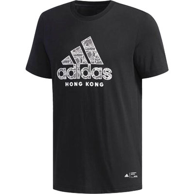 Adidas/阿迪达斯正品 短袖男子运动休闲舒适圆领透气T恤DY8743