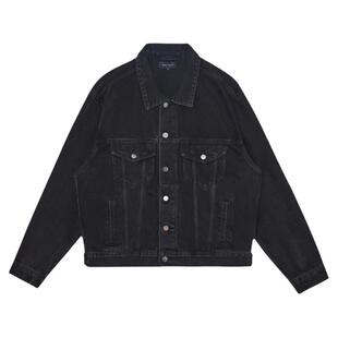 CLIMAX VISION水洗做旧短款休闲牛仔外套夹克美式百搭情侣上衣潮