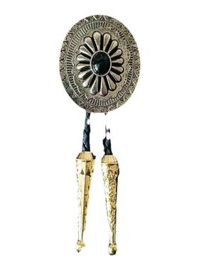 古着项链昊泉吊坠合金毛衣链男女