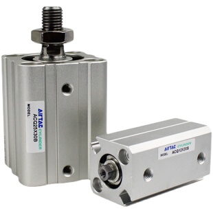 内牙无磁正品亚德客ACQ薄型气动气缸ACQ12/16/20/25/32/40/50/63