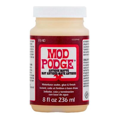 plaidModPodge手工胶古铜复古