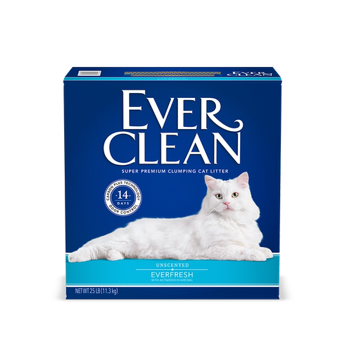 【自营】EverClean铂钻进口膨润土猫砂高效除臭抑菌矿砂8.5kg*3