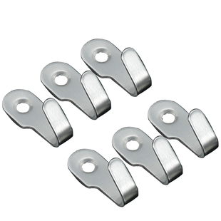 不锈钢迷你挂钩浴室厨房门后金属承重实心打孔壁衣钩小物件挂包勾