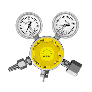 氨气减压器YQA-441多省包邮上海角欣不锈钢气体防摔 减压阀压力表